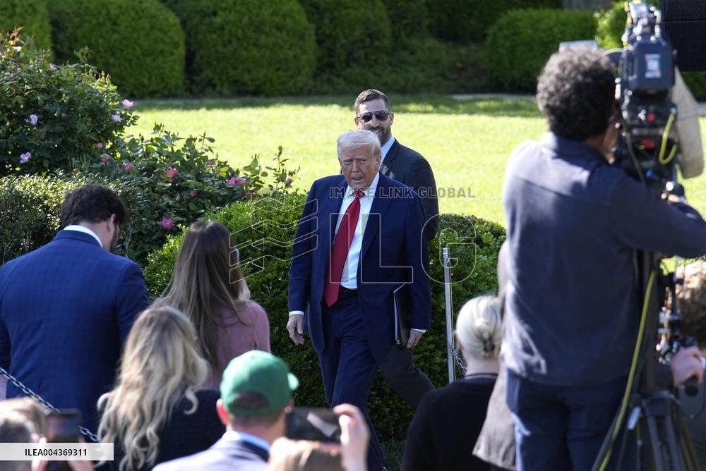 Donald Trump welcomes Philadelphia Eagles - Washington