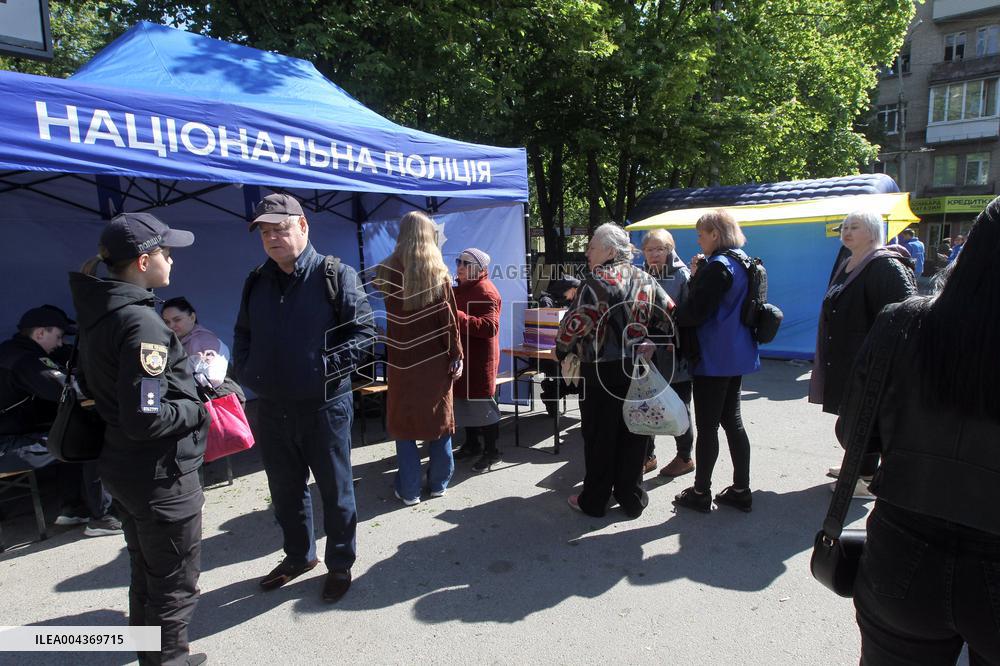 Aftermath of overnight Russian shelling of Dnipro