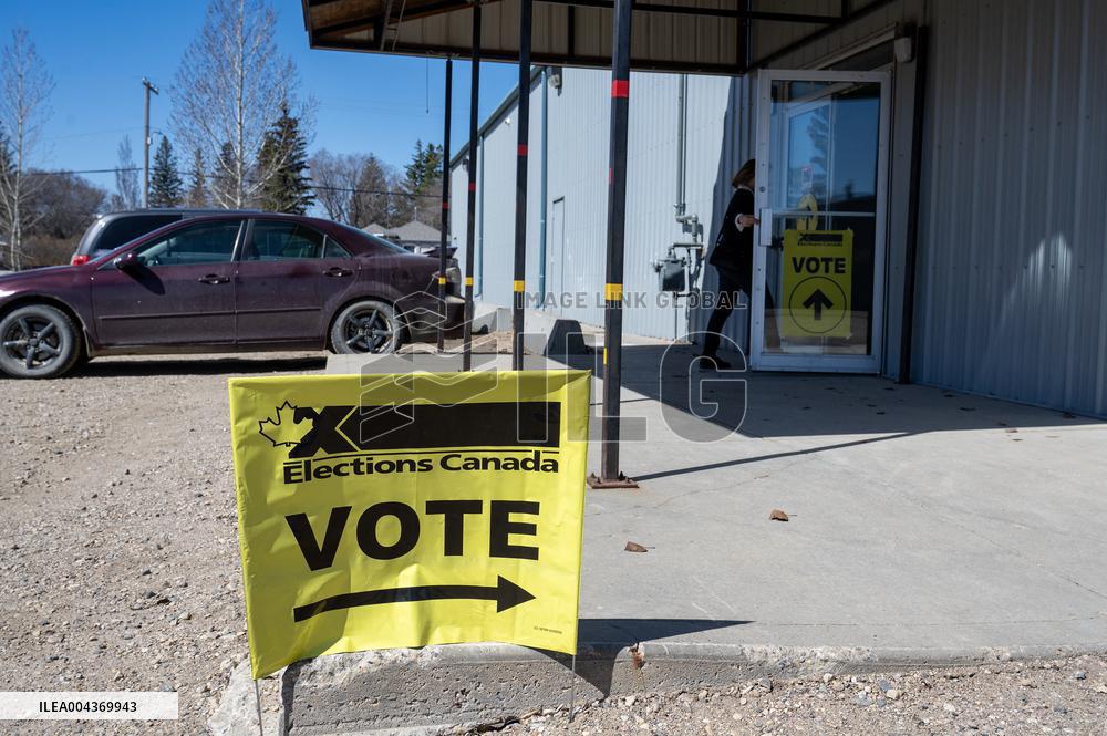 Voting Election Day in Canada