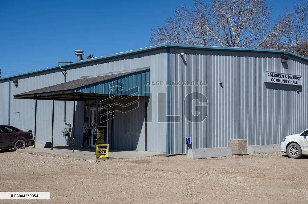 Voting Election Day in Canada