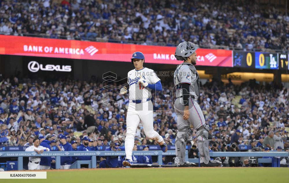Baseball: Marlins vs. Dodgers