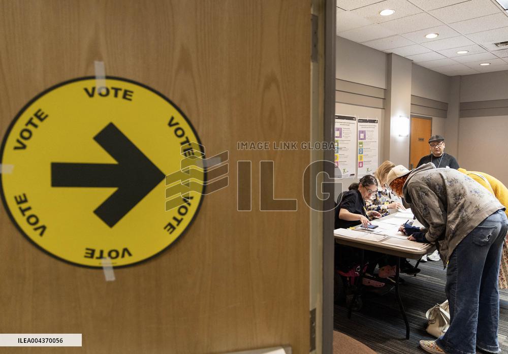 Voting Election Day in Canada