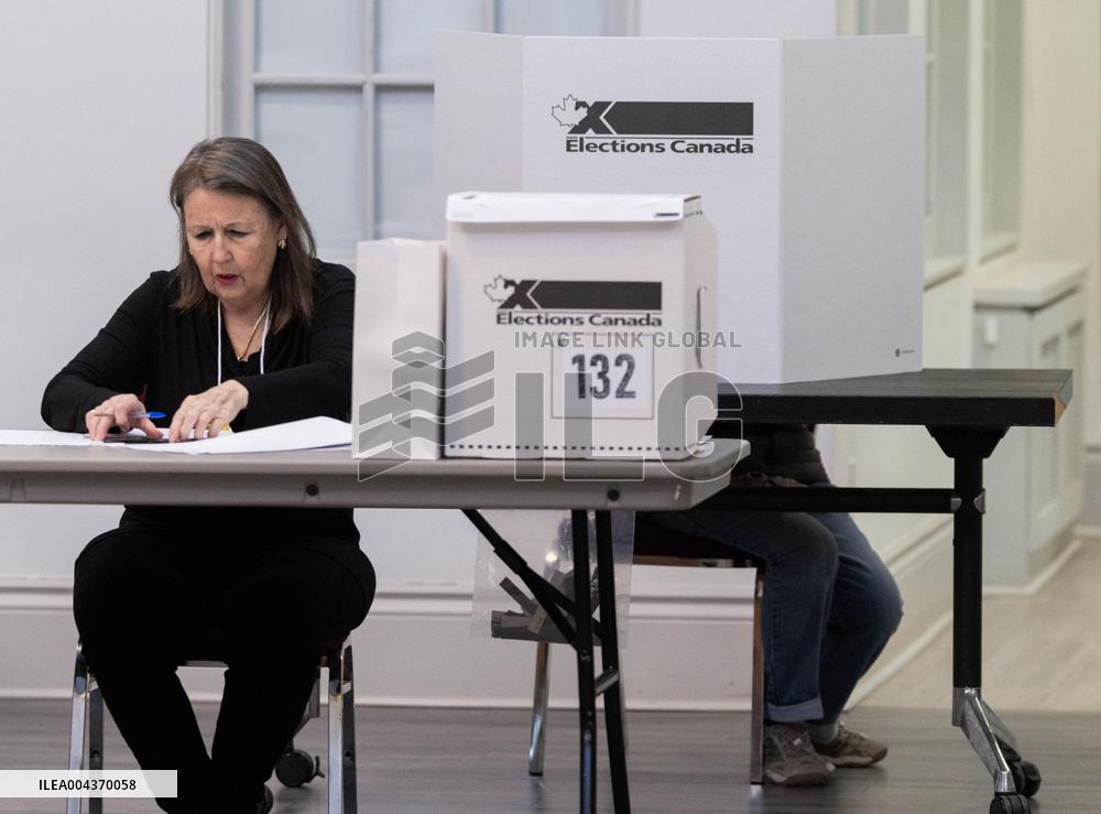 Voting Election Day in Canada