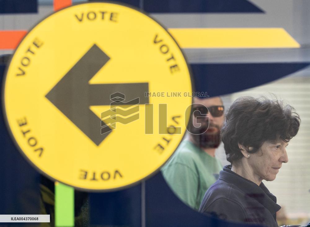 Voting Election Day in Canada