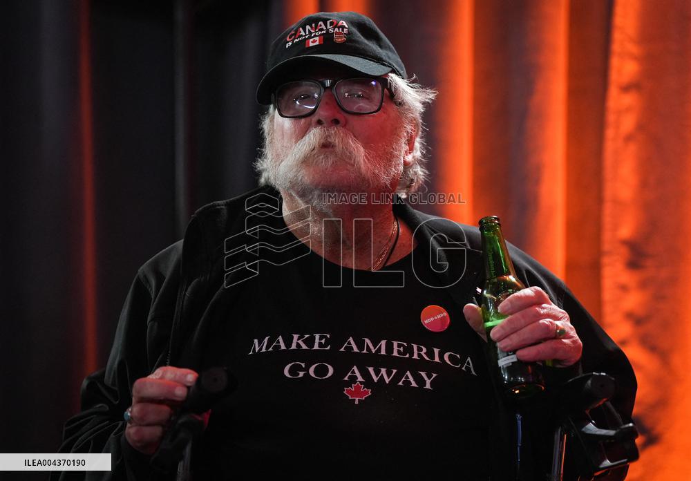 Supporters during Election Day in Canada