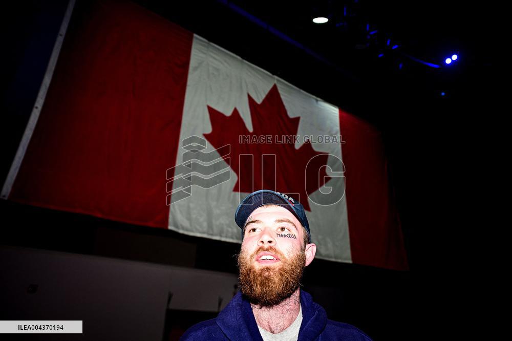 Supporters during Election Day in Canada