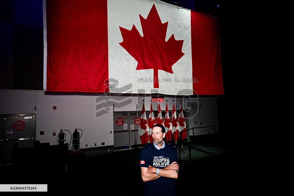 Supporters during Election Day in Canada