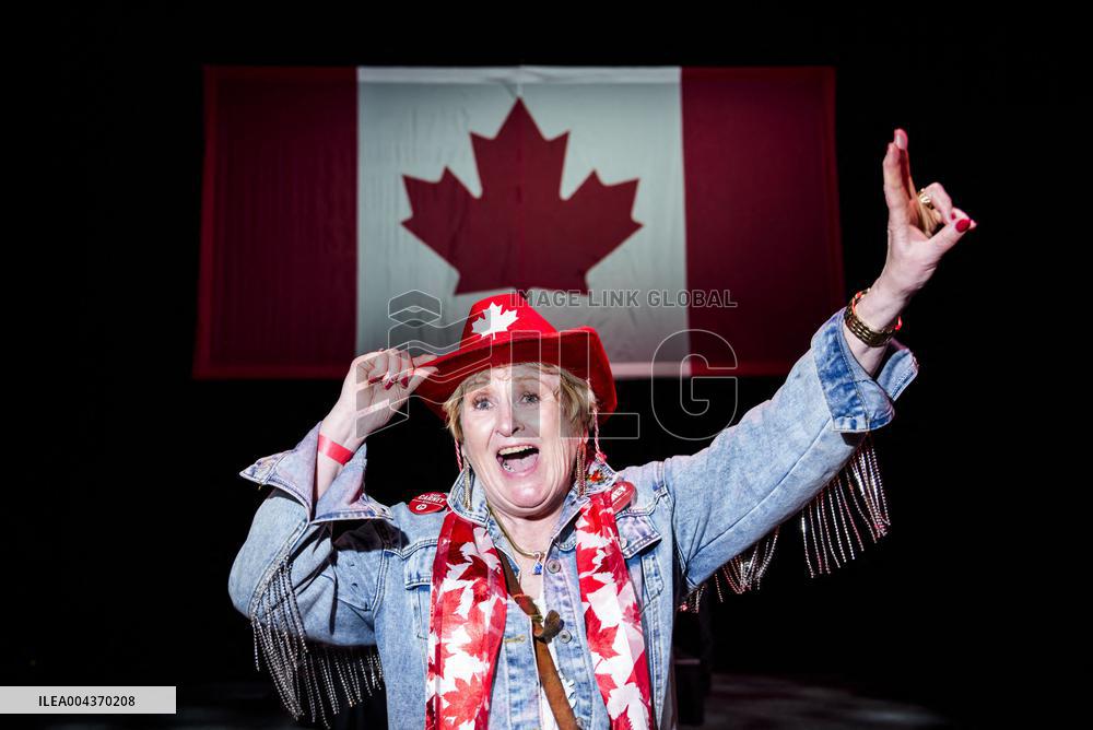Supporters during Election Day in Canada