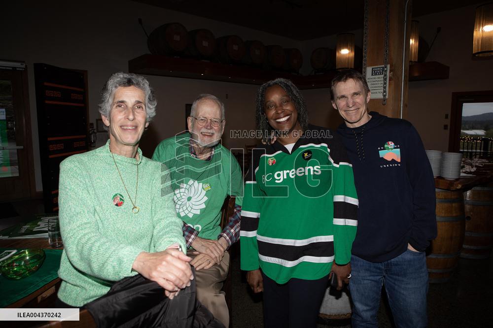 Supporters during Election Day in Canada