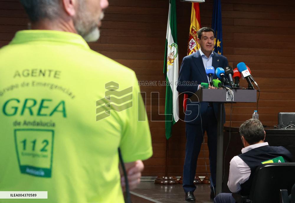 Juanma Moreno Leads Meeting on Andalusian Emergency Blackout - Spain