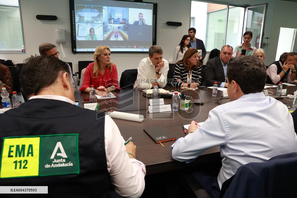 Juanma Moreno Leads Meeting on Andalusian Emergency Blackout - Spain