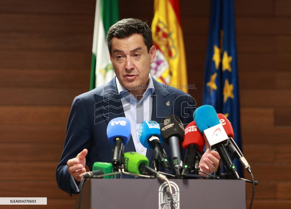 Juanma Moreno Leads Meeting on Andalusian Emergency Blackout - Spain
