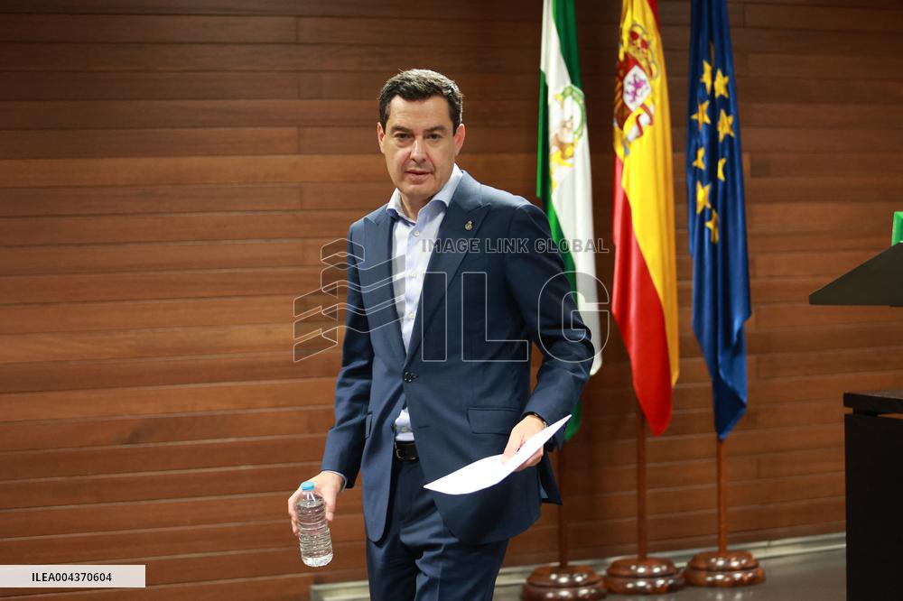 Juanma Moreno Leads Meeting on Andalusian Emergency Blackout - Spain