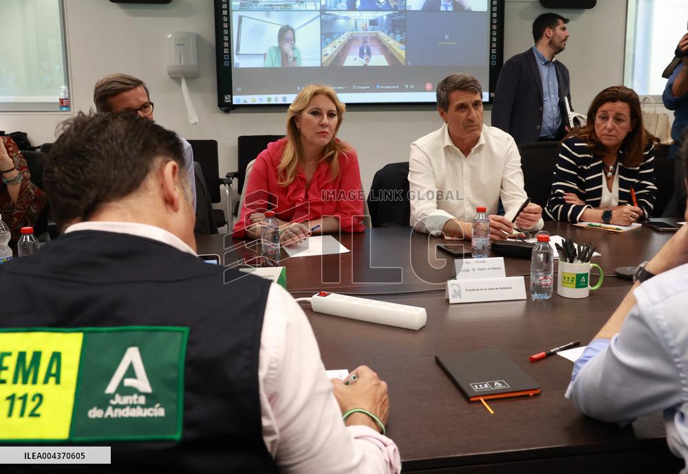Juanma Moreno Leads Meeting on Andalusian Emergency Blackout - Spain