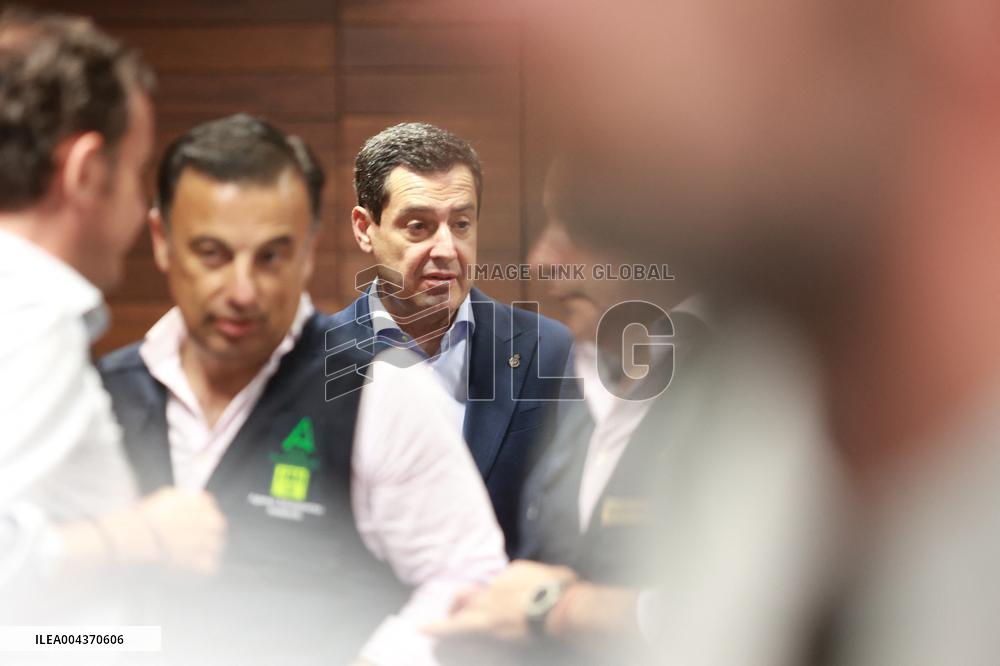 Juanma Moreno Leads Meeting on Andalusian Emergency Blackout - Spain