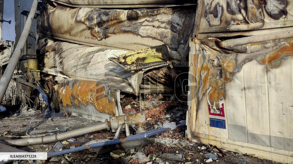 Explosion At Rajaie Port In Bandar Abbas - Iran