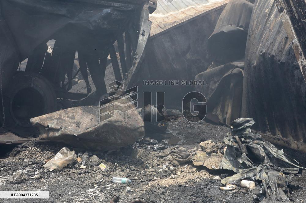 Explosion At Rajaie Port In Bandar Abbas - Iran