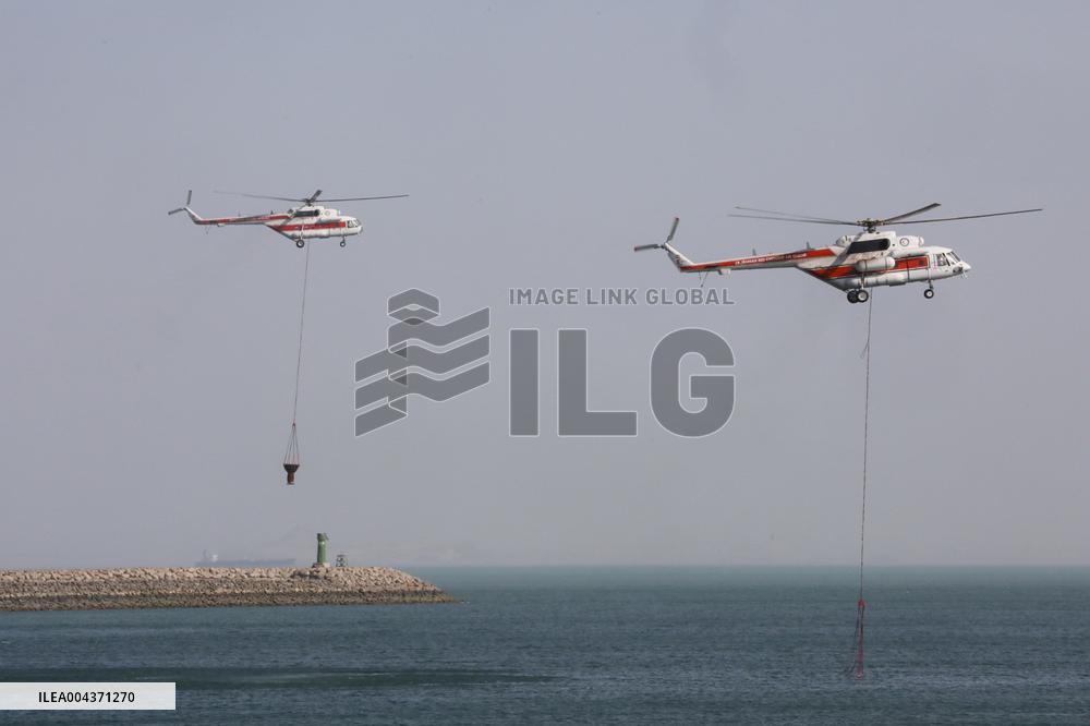 Explosion At Rajaie Port In Bandar Abbas - Iran