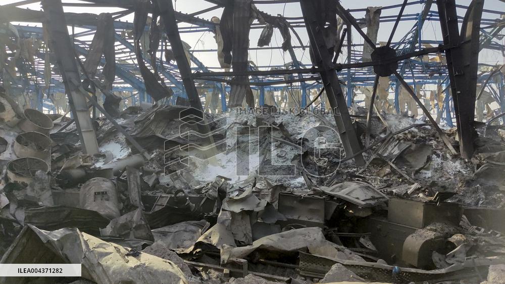 Explosion At Rajaie Port In Bandar Abbas - Iran