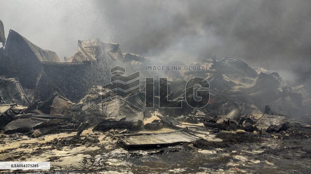 Explosion At Rajaie Port In Bandar Abbas - Iran