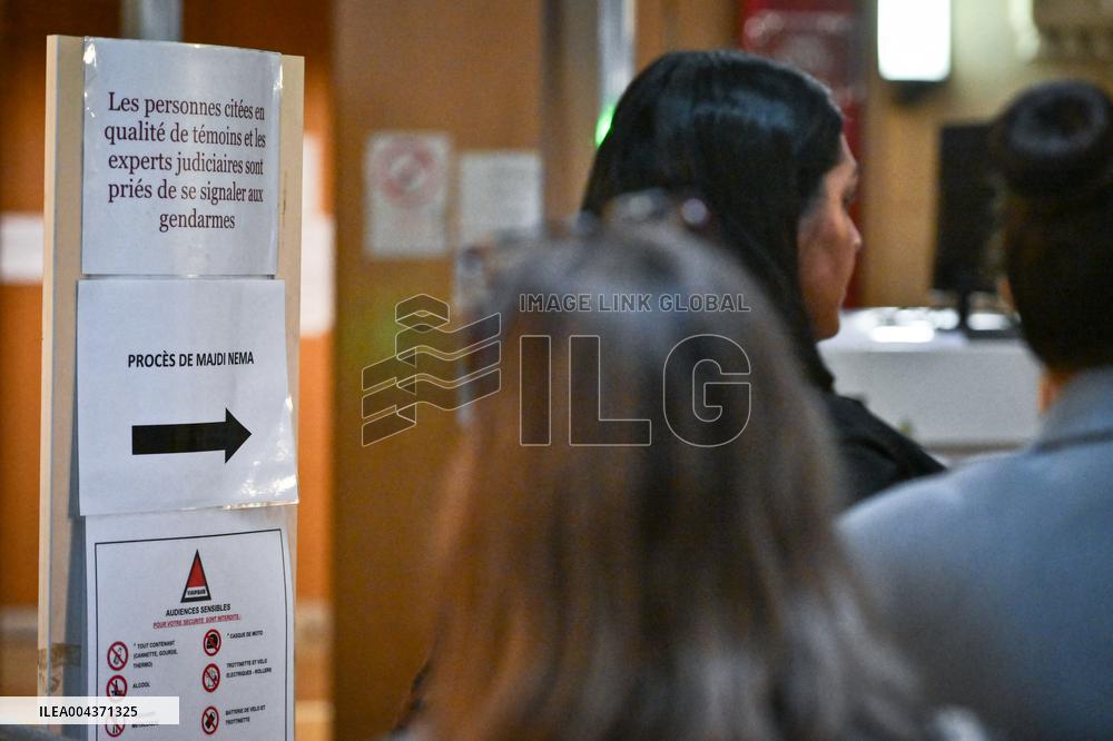 Majdi Nema trial in Paris - FA