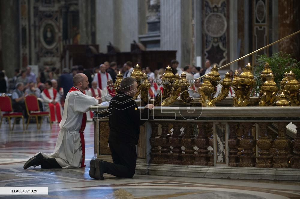 Mass On the Third of Mourning for Late Pope Francis - Vatican