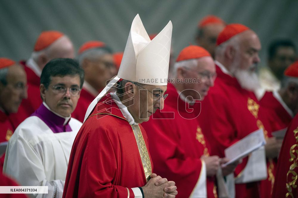 Mass On the Third of Mourning for Late Pope Francis - Vatican