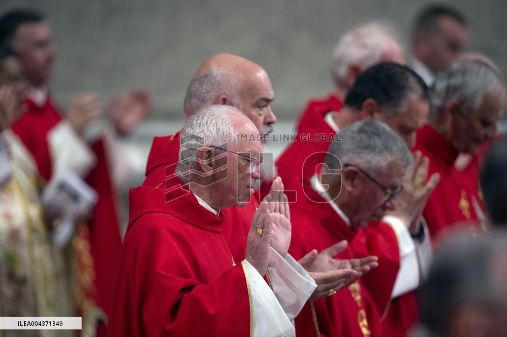 Mass On the Third of Mourning for Late Pope Francis - Vatican