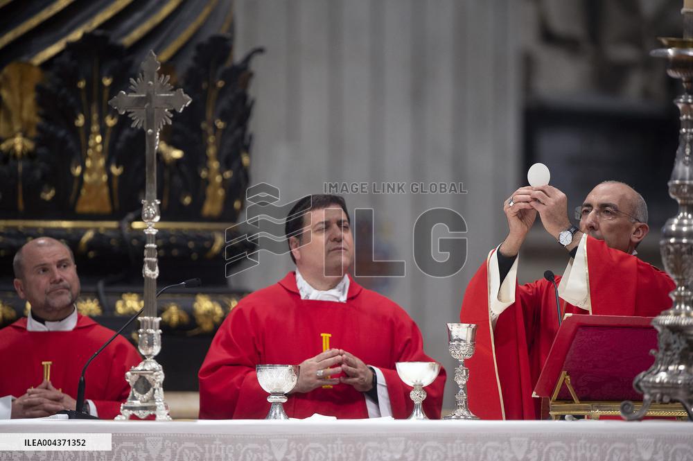 Mass On the Third of Mourning for Late Pope Francis - Vatican