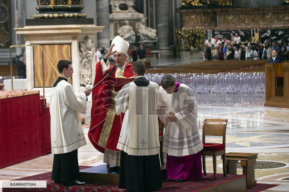 Mass On the Third of Mourning for Late Pope Francis - Vatican