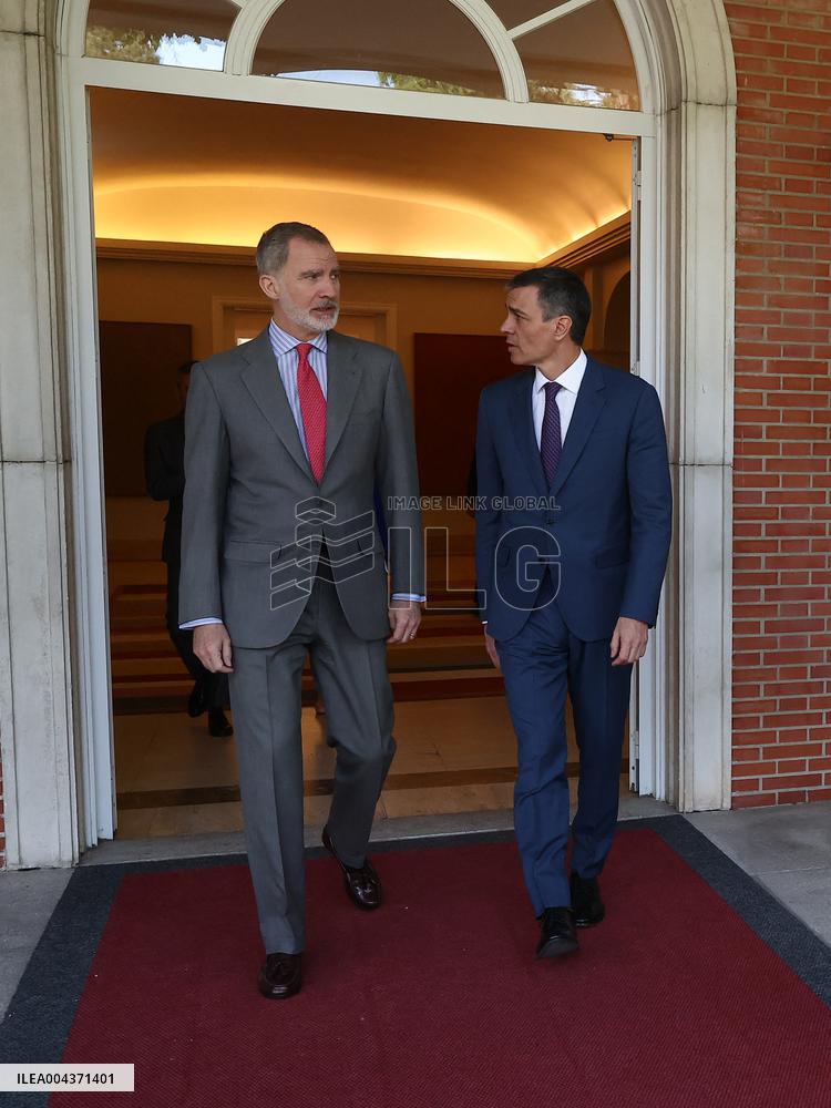 King Felipe presides over the meeting of the National Security Council - Madrid