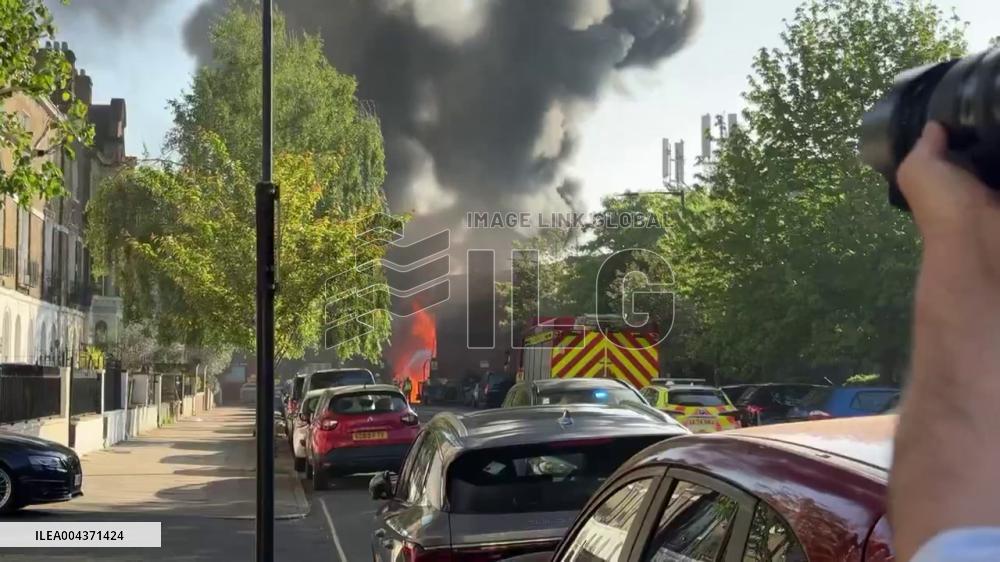 UK: Fire Breaks Out at Substation in North-West London, Prompting Evacuation