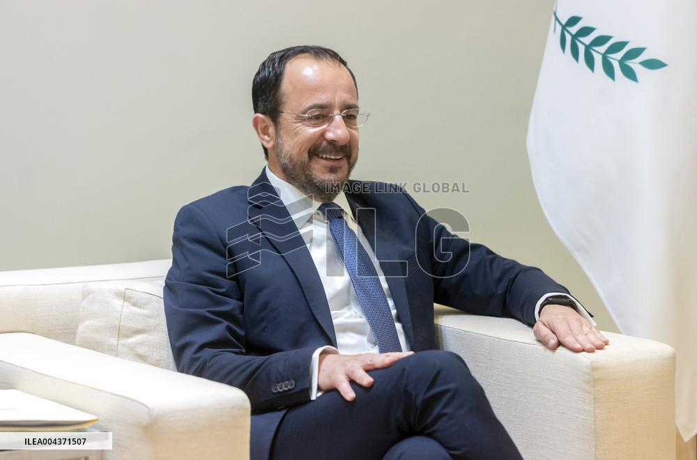 Sanchez and Christodoulides Meet in Madrid