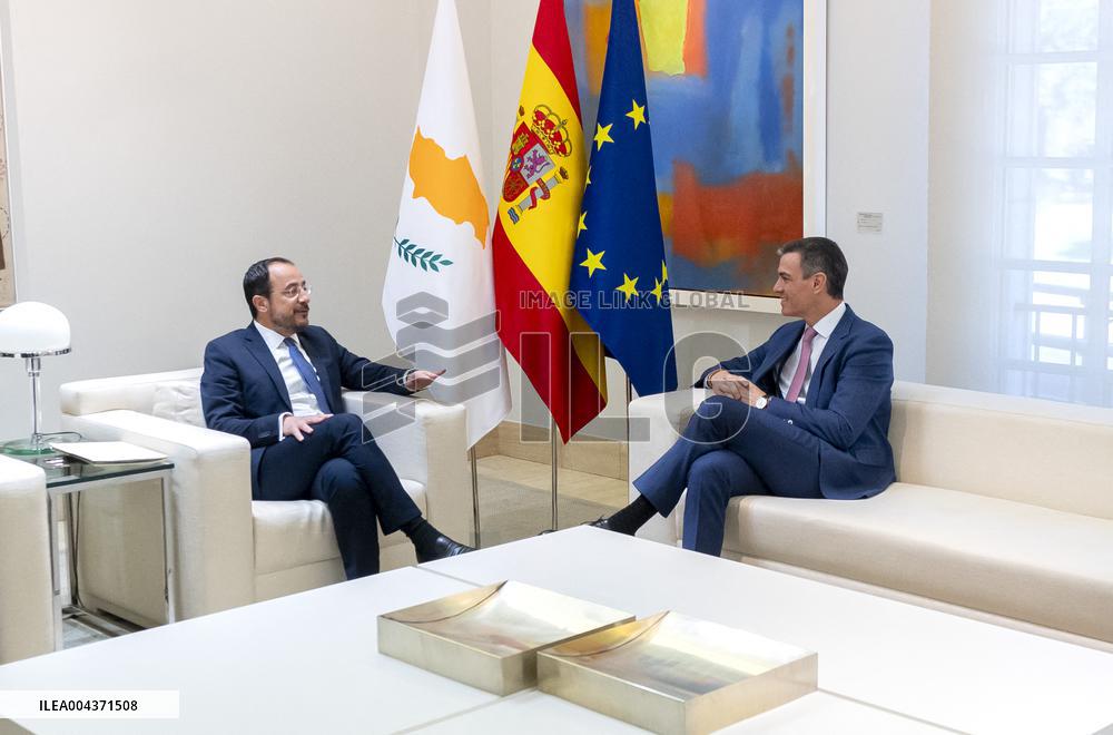 Sanchez and Christodoulides Meet in Madrid