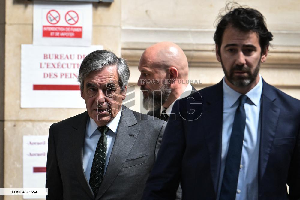 Francois Fillon trial in Paris - FA