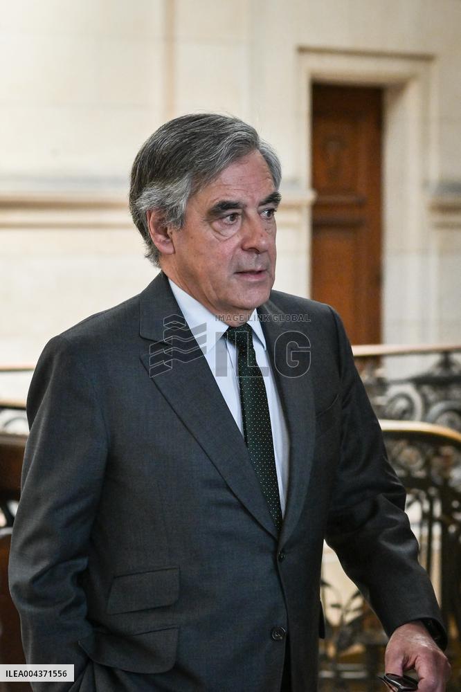 Francois Fillon trial in Paris - FA