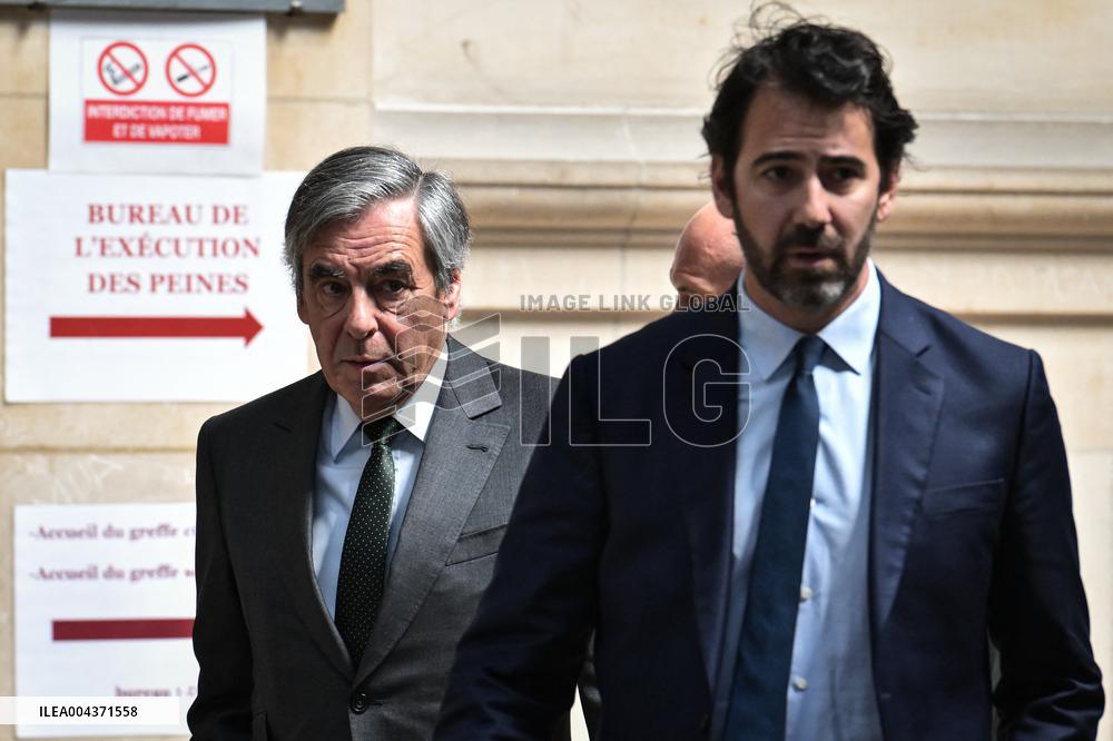 Francois Fillon trial in Paris - FA
