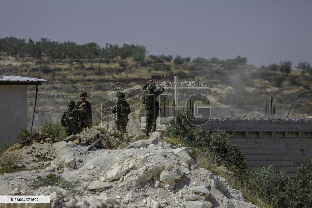 Israeli Occupying Forces Demolish Palestinian Homes - Hebron