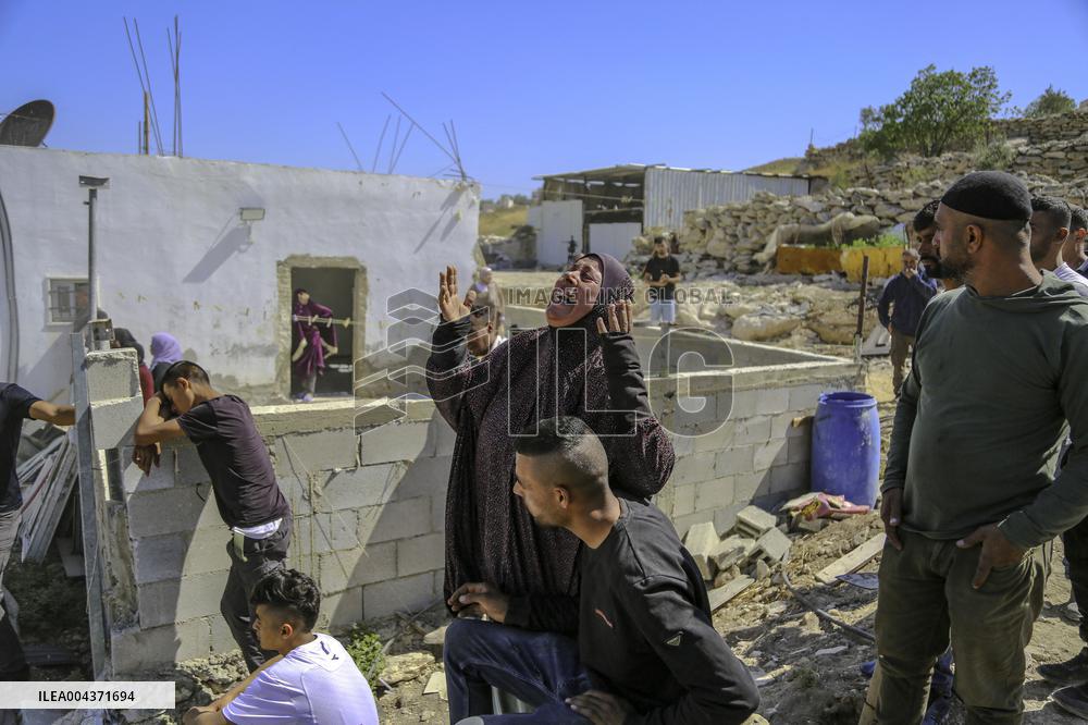 Israeli Occupying Forces Demolish Palestinian Homes - Hebron