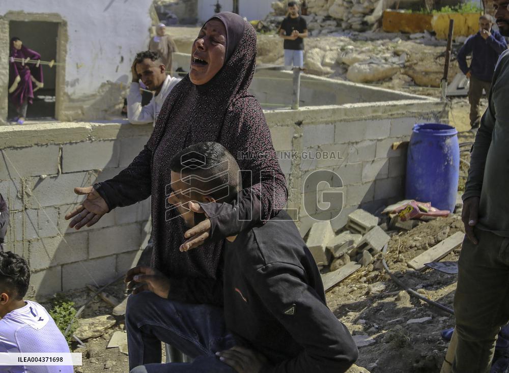 Israeli Occupying Forces Demolish Palestinian Homes - Hebron
