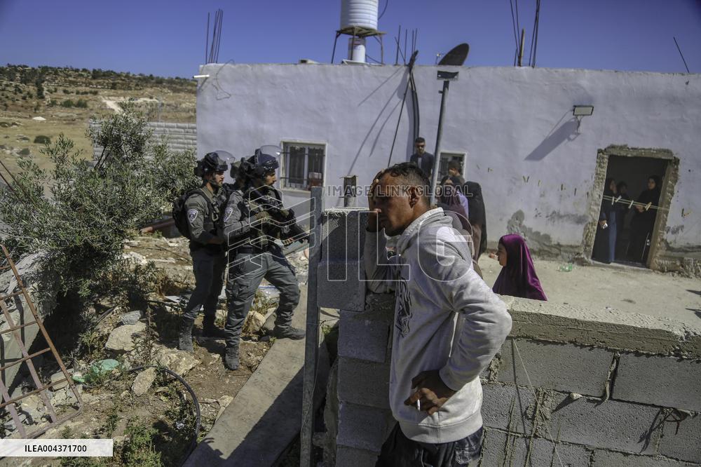 Israeli Occupying Forces Demolish Palestinian Homes - Hebron