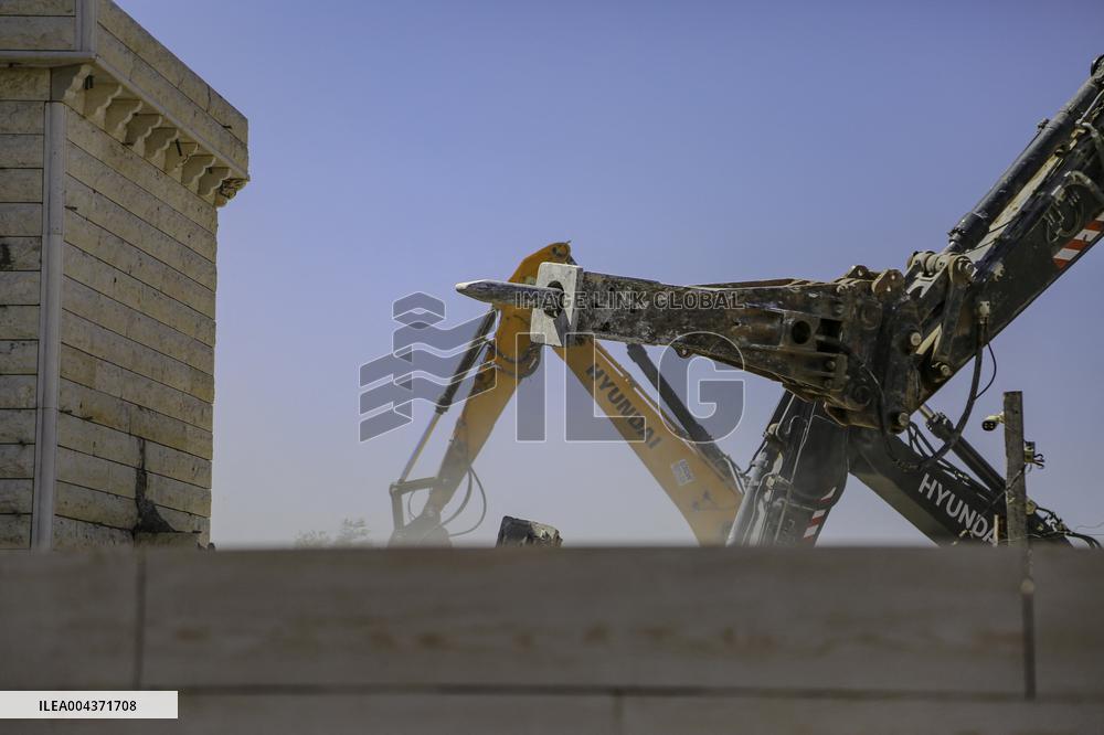 Israeli Occupying Forces Demolish Palestinian Homes - Hebron