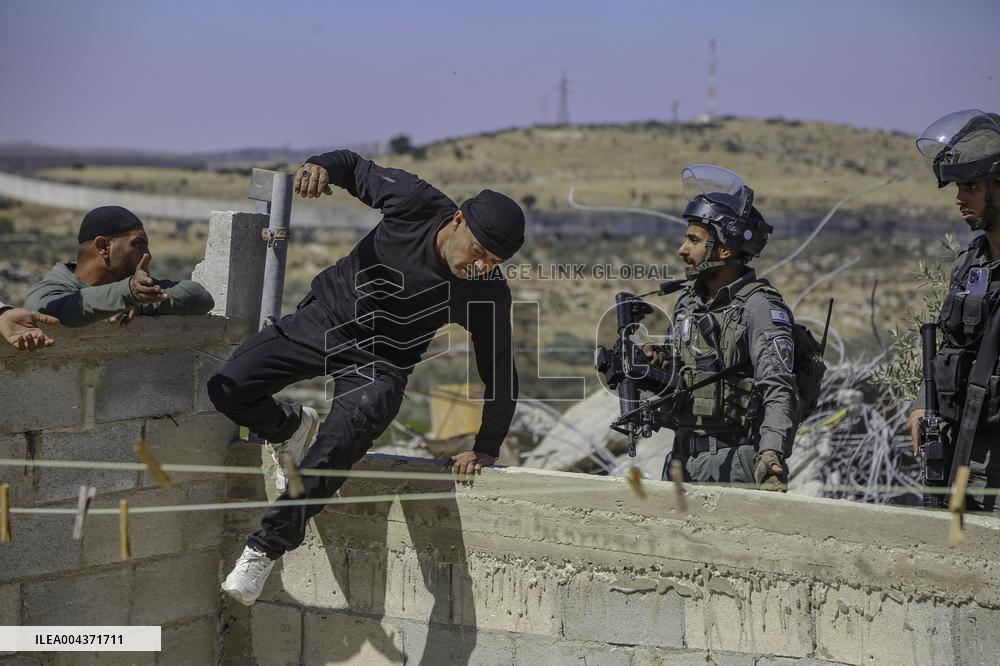 Israeli Occupying Forces Demolish Palestinian Homes - Hebron