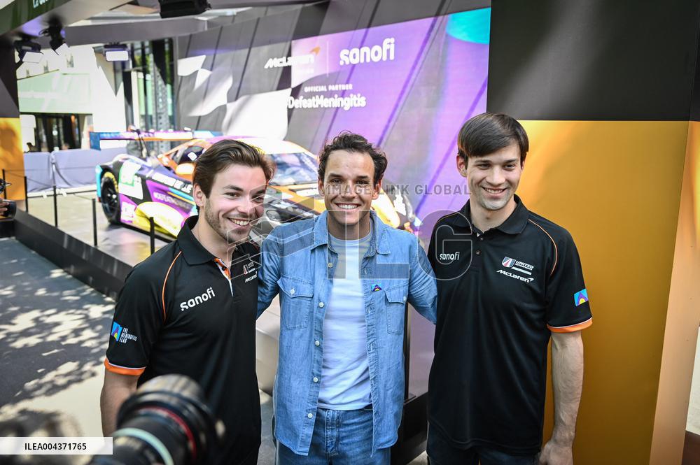 Reveal of Mc Laren Racing Car for The 24 Hours of Le Mans - Paris