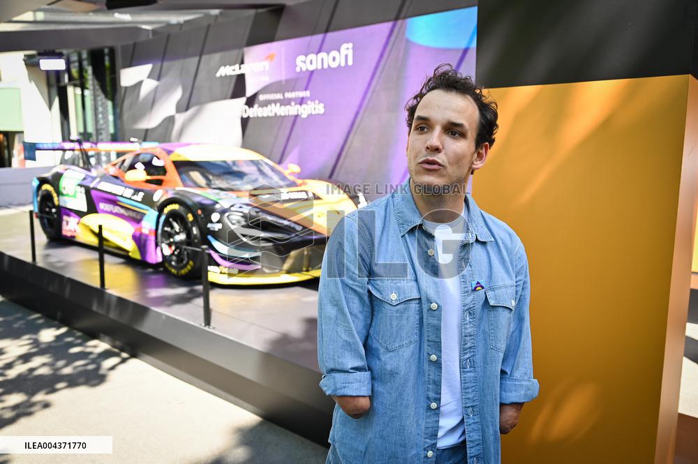 Reveal of Mc Laren Racing Car for The 24 Hours of Le Mans - Paris