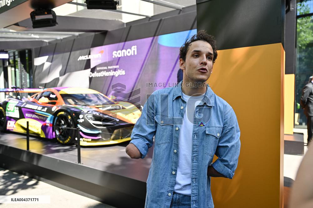 Reveal of Mc Laren Racing Car for The 24 Hours of Le Mans - Paris