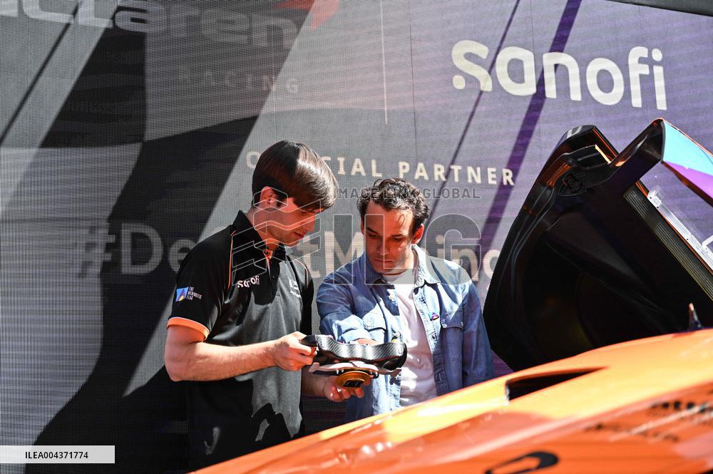 Reveal of Mc Laren Racing Car for The 24 Hours of Le Mans - Paris