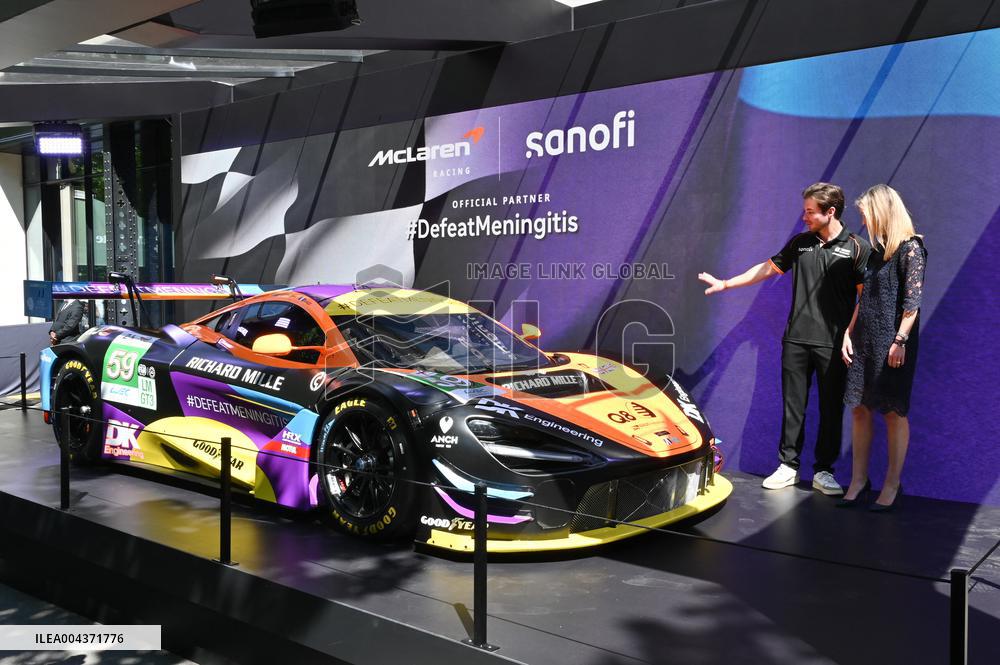 Reveal of Mc Laren Racing Car for The 24 Hours of Le Mans - Paris
