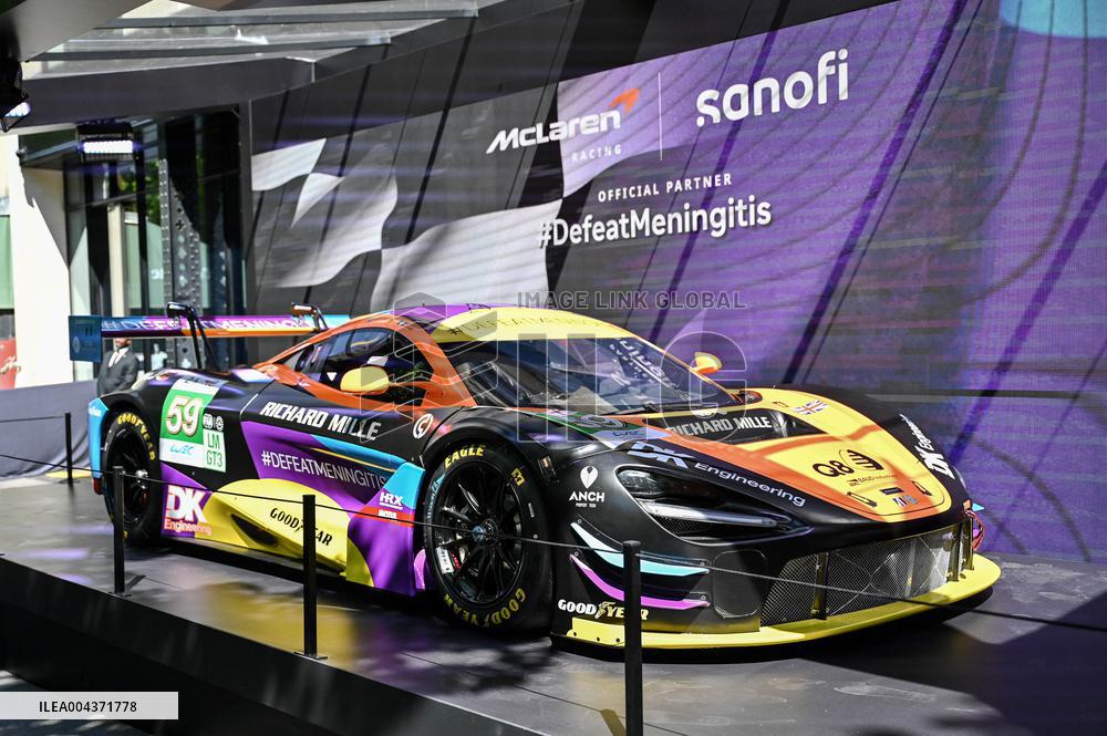 Reveal of Mc Laren Racing Car for The 24 Hours of Le Mans - Paris