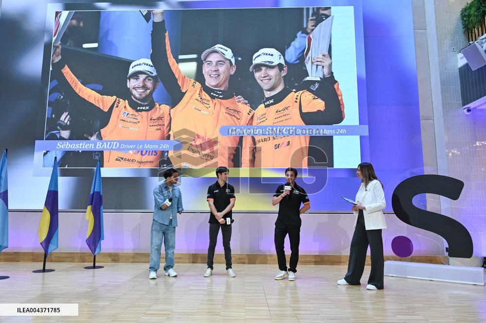 Reveal of Mc Laren Racing Car for The 24 Hours of Le Mans - Paris